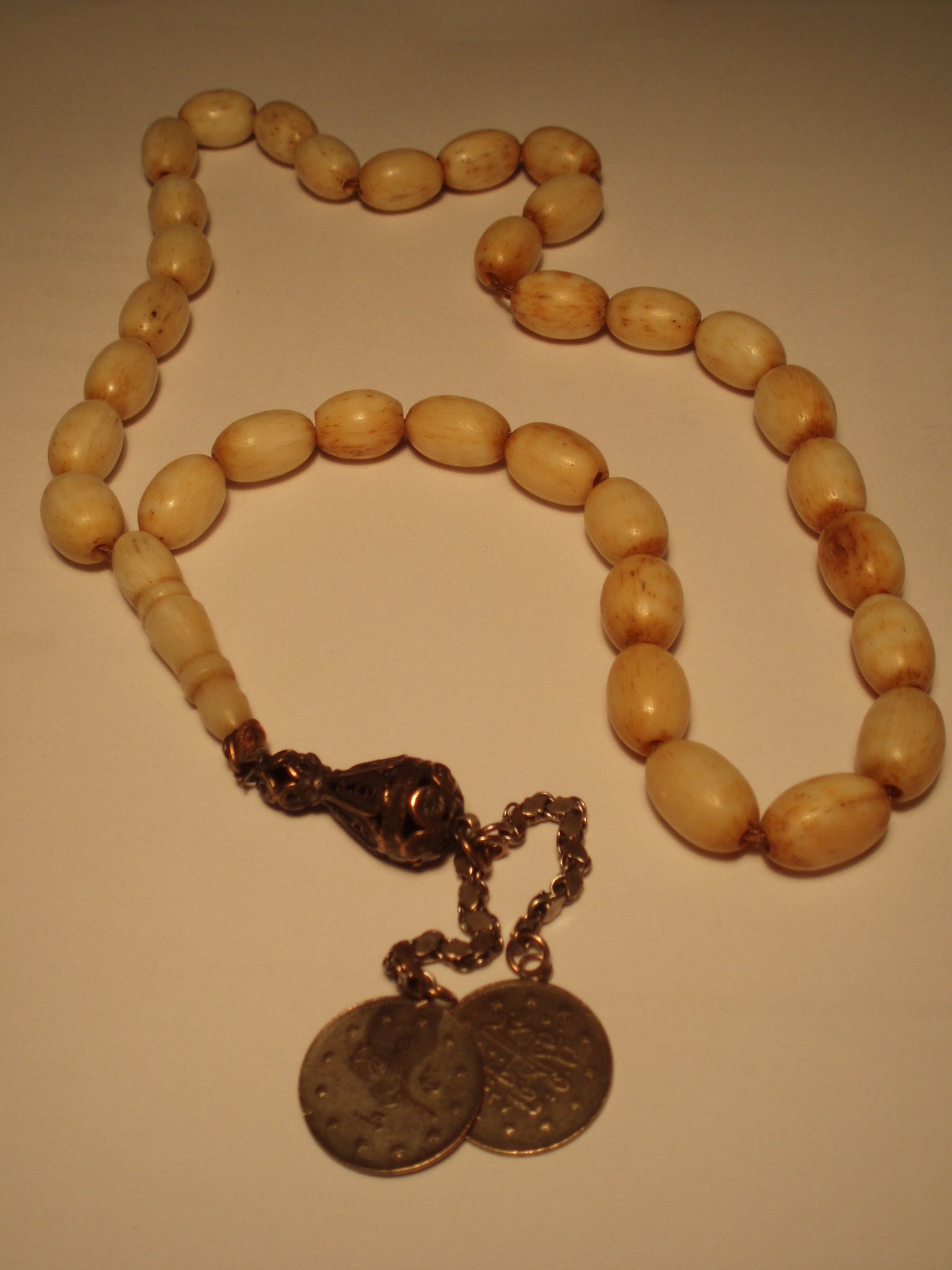 A misbaha — Islamic prayer beads